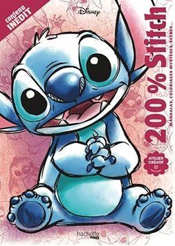 Розмальовка за номерами Coloriages mysteres 200% Stitch 341 фото