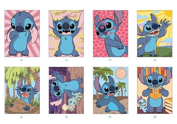 Розмальовка за номерами Coloriages mysteres 200% Stitch 341 фото