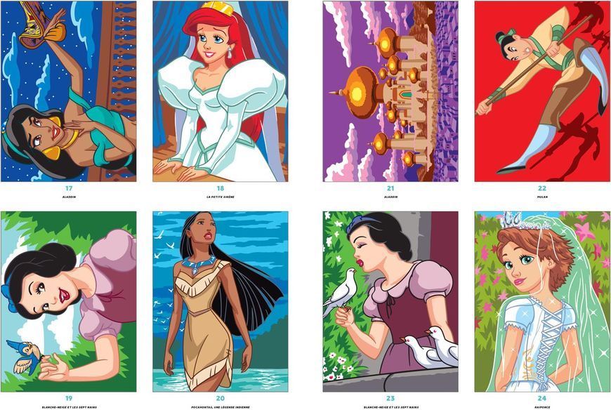 Колекційна розмальовка за номерами Coloriages mysteres Collector - Princesses 89 фото