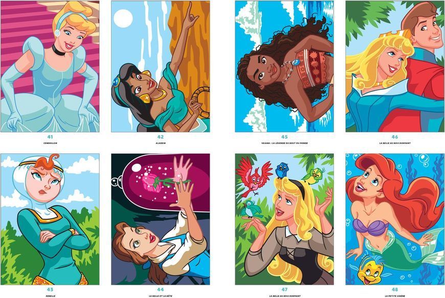 Колекційна розмальовка за номерами Coloriages mysteres Collector - Princesses 89 фото
