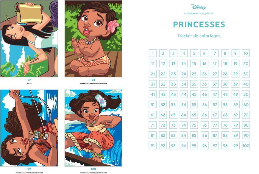Колекційна розмальовка за номерами Coloriages mysteres Collector - Princesses 89 фото