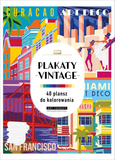 Розмальовка за номерами Coloriages mysteres Plakaty vintage PL 148 фото