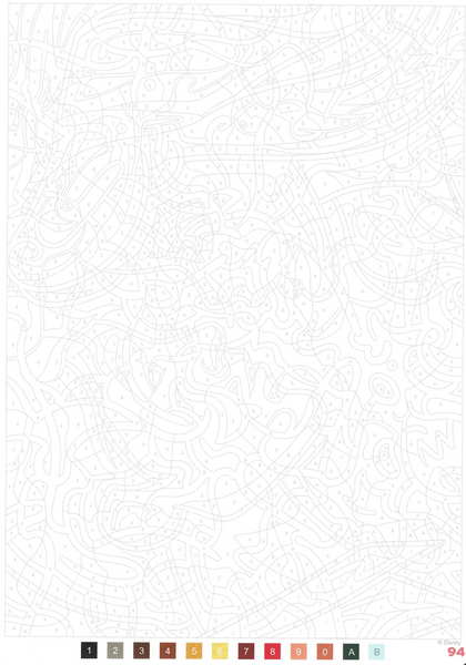 Розмальовка за номерами Coloriages mysteres Klasyka. Wyjątkowe chwile PL 99 фото