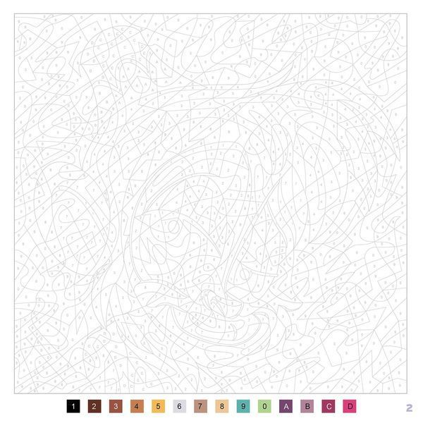 Розмальовка за номерами Coloriages mysteres Portraits 326 фото