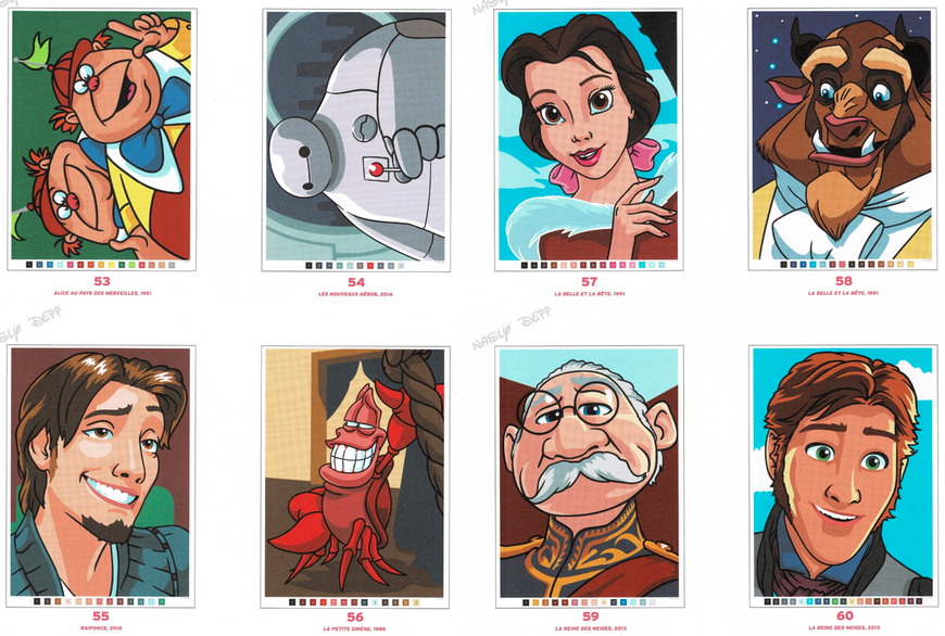 Розмальовка за номерами Coloriages mysteres Klasyka. Wyjątkowe chwile PL 99 фото