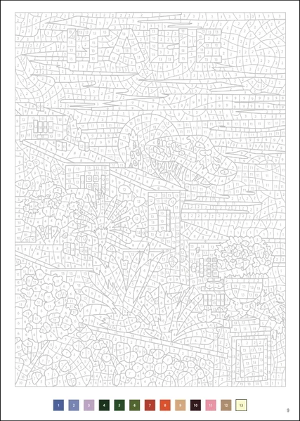 Розмальовка за номерами Coloriages mysteres Dolce vita PL 149 фото