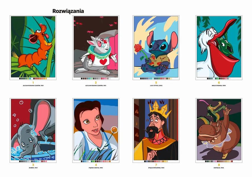 Творчий набір: розмальовка за номерами Coloriages Myst&egrave;res Klasyka і маркери 48 шт 295 фото