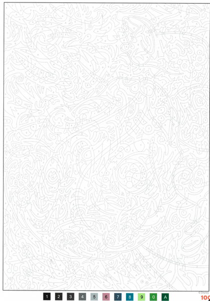 Розмальовка за номерами Coloriages myst&egrave;res Les Grands classiques Tome 4 / Польске видання 101 фото