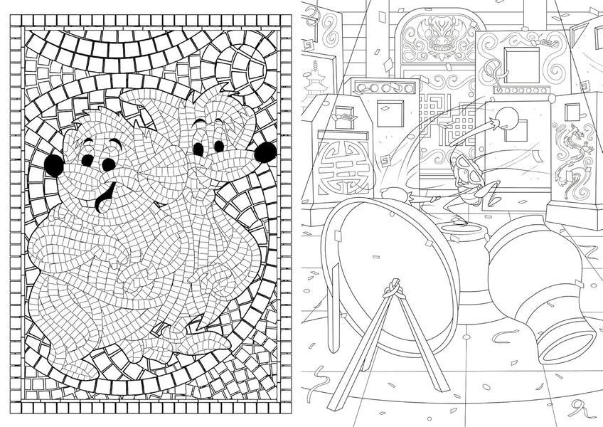 Колекційна розмальовка за номерами 300 Coloriages - Volume 2 150 фото