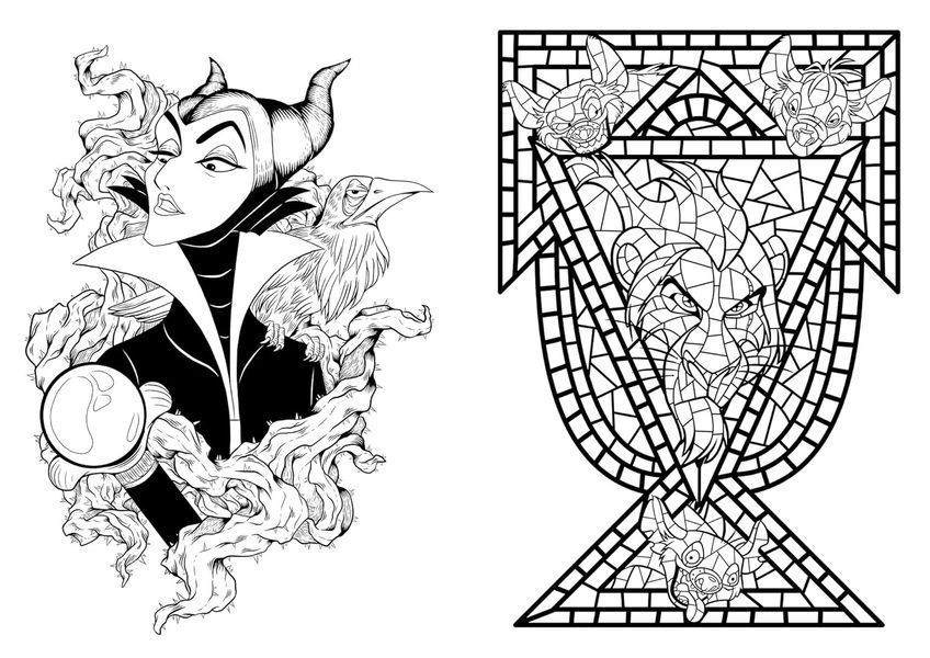 Колекційна розмальовка за номерами 300 Coloriages - Volume 2 150 фото