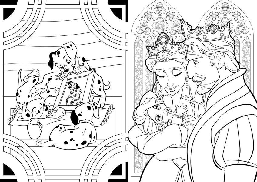 Колекційна розмальовка за номерами 300 Coloriages - Volume 2 150 фото