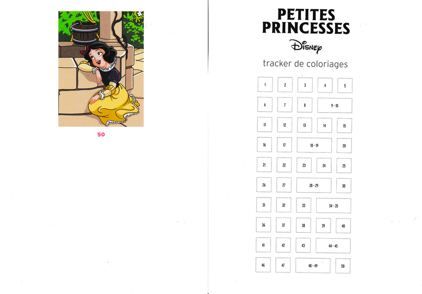 Розмальовка за номерами Coloriages mysteres Petites princesses 02 фото