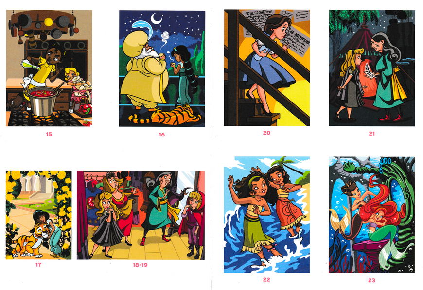 Розмальовка за номерами Coloriages mysteres Petites princesses 02 фото