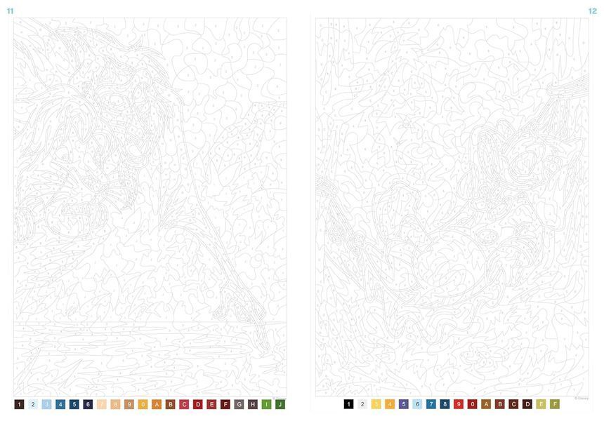Розмальовка за номерами Coloriages mysteres Nature 03 фото