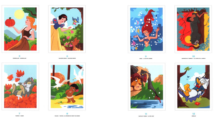 Розмальовка за номерами Coloriages mysteres Nature 03 фото