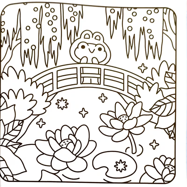 Розмальовка антистрес &laquo;Cozy Nature &ndash; Cute & Cozy Coloring Book&raquo; 300 фото