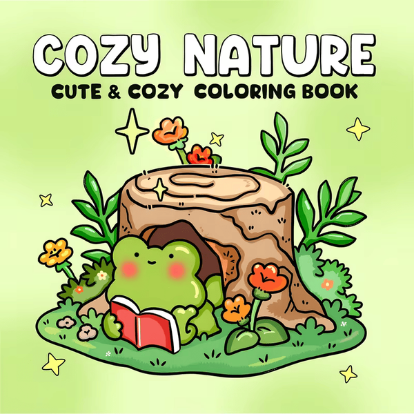 Творчий набір: розмальовка антистрес &laquo;Cozy Nature&raquo; і маркери 48 шт 301 фото