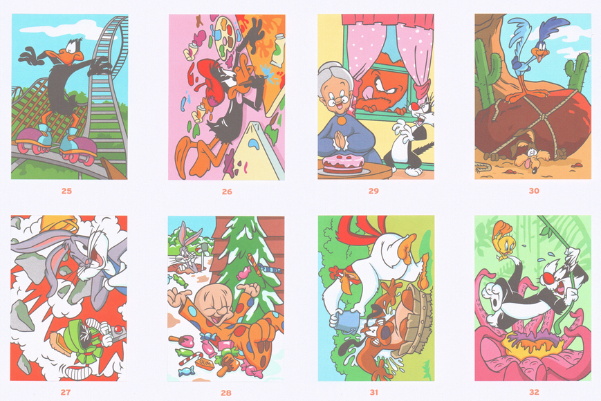 Розмальовка за номерами Coloriages mysteres Looney Tunes Tom 3 06 фото