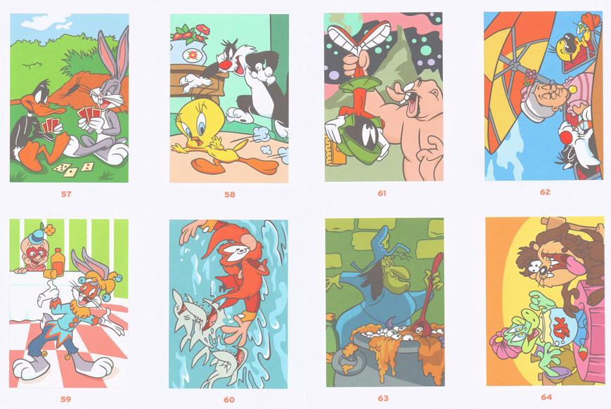 Розмальовка за номерами Coloriages mysteres Looney Tunes Tom 3 06 фото