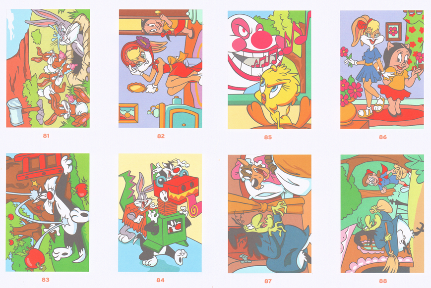 Розмальовка за номерами Coloriages mysteres Looney Tunes Tom 3 06 фото