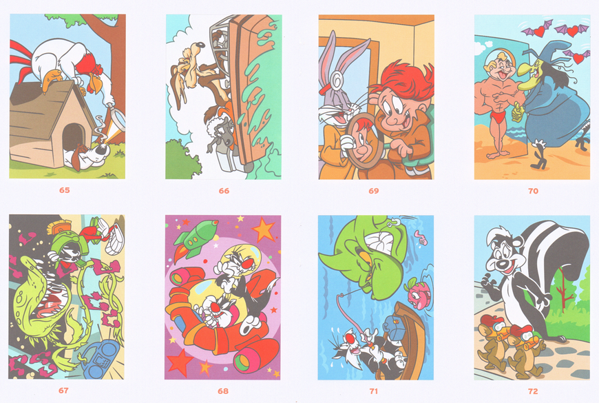 Розмальовка за номерами Coloriages mysteres Looney Tunes Tom 3 06 фото