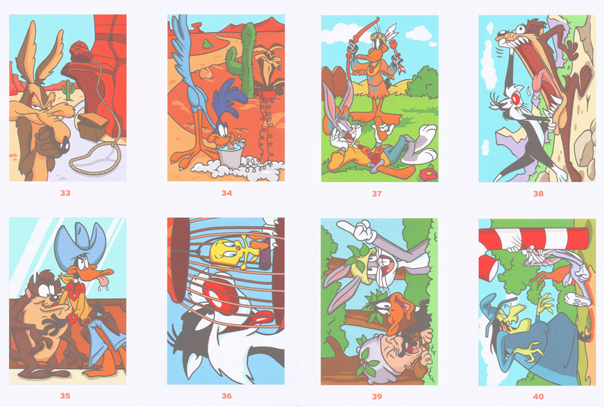 Розмальовка за номерами Coloriages mysteres Looney Tunes Tom 3 06 фото
