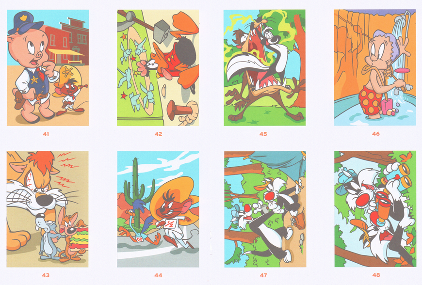 Розмальовка за номерами Coloriages mysteres Looney Tunes Tom 3 06 фото