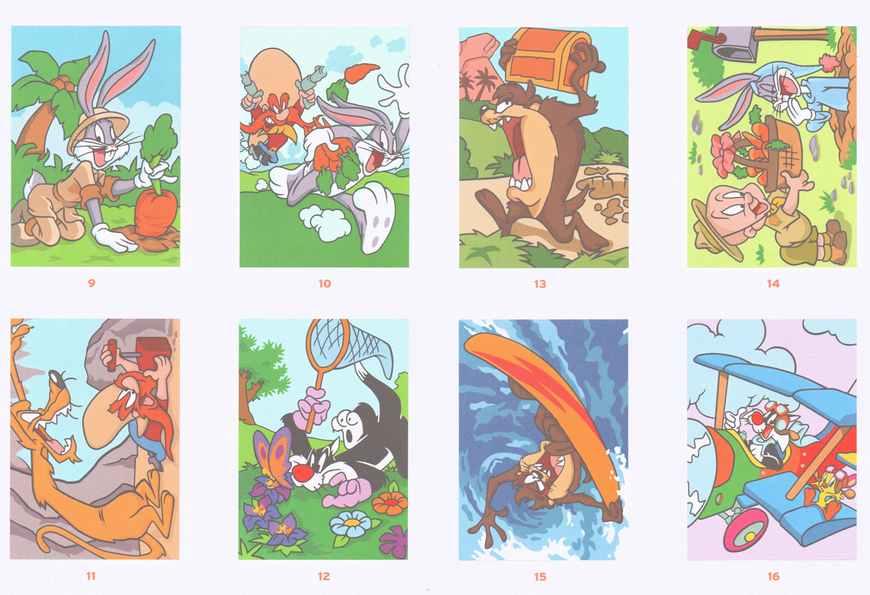 Розмальовка за номерами Coloriages mysteres Looney Tunes Tom 3 06 фото
