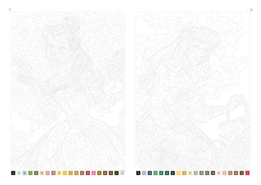 Розмальовка за номерами Coloriages mysteres Saisons 07 фото