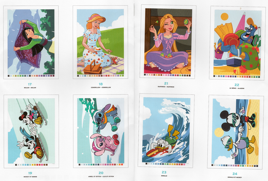 Розмальовка за номерами Coloriages mysteres Saisons 07 фото