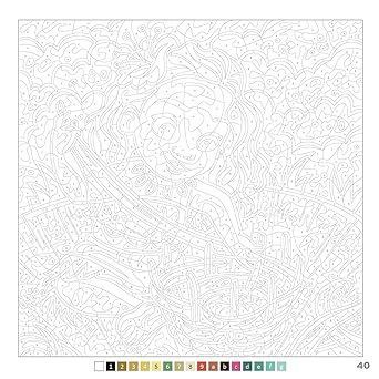 Розмальовка за номерами Coloriages myst&egrave;res - Petites Poup&eacute;es 342 фото