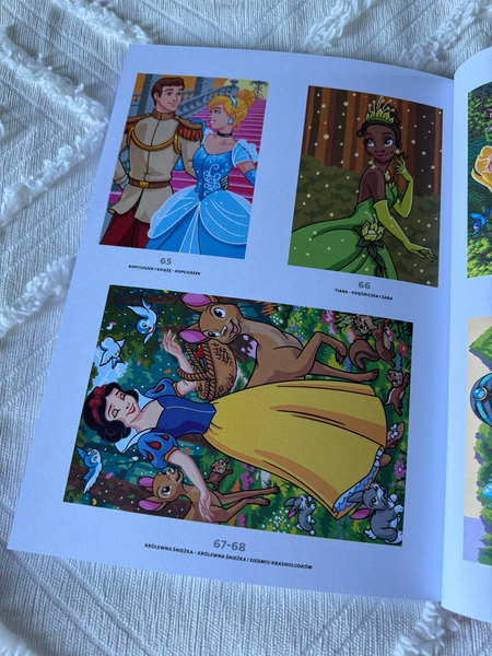 Розмальовка за номерами Coloriages mysteres Księżniczka Том 2 PL 283 фото