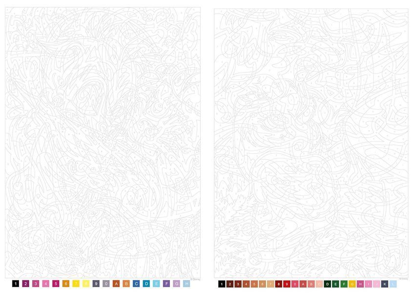 Колекційна розмальовка за номерами 300 coloriages - Collector 90 фото
