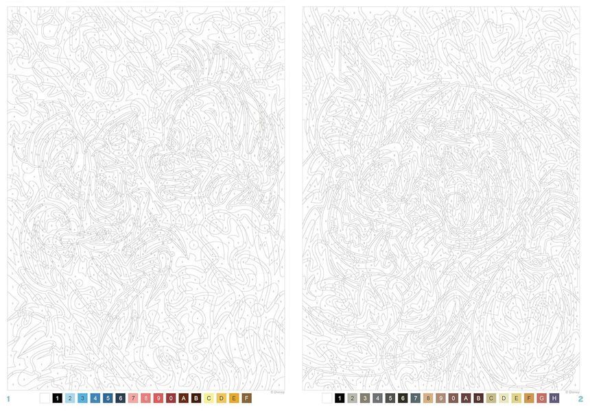 Розмальовка за номерами Coloriages mysteres Petites b&ecirc;tes 09 фото