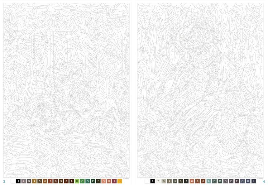 Розмальовка за номерами Coloriages mysteres Petites b&ecirc;tes 09 фото