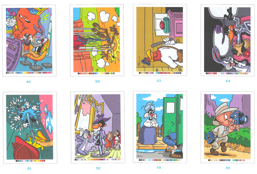 Розмальовка за номерами Coloriages mysteres Looney Tunes  10 фото