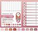 Акрилові маркери 9 кольорів Languo: Lip Gloss Red Series 160 фото 2