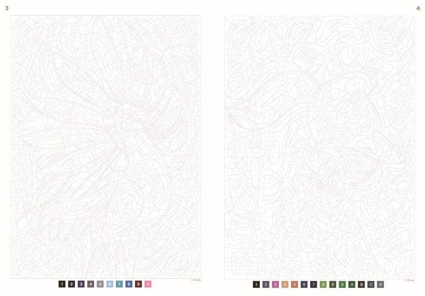 Розмальовка за номерами Coloriages mysteres Best of Bestiaire 11 фото