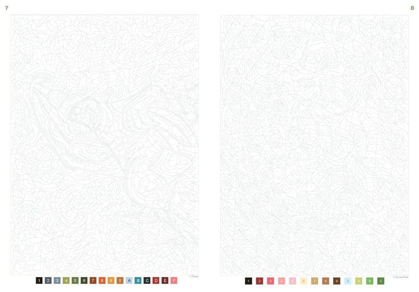 Розмальовка за номерами Coloriages mysteres Best of Bestiaire 11 фото