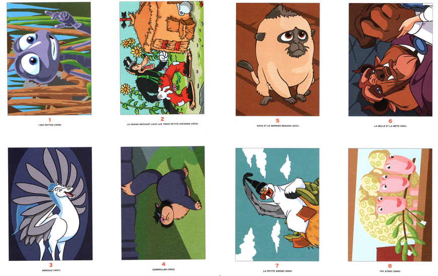 Розмальовка за номерами Coloriages mysteres Best of Bestiaire 11 фото