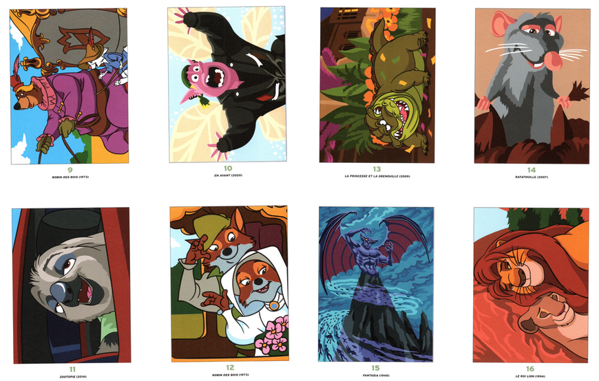 Розмальовка за номерами Coloriages mysteres Best of Bestiaire 11 фото