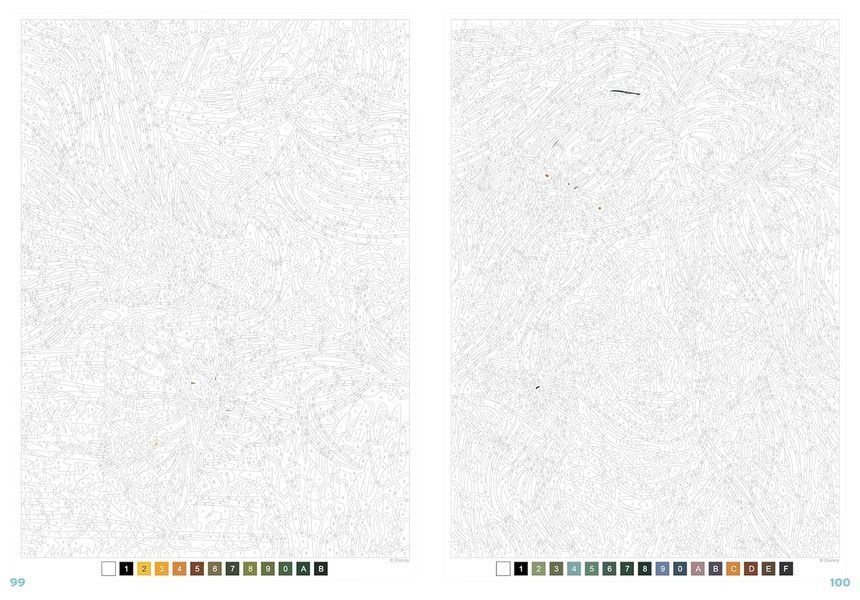 Розмальовка за номерами Coloriages mysteres F&eacute;es, sorciers et magiciens 13 фото