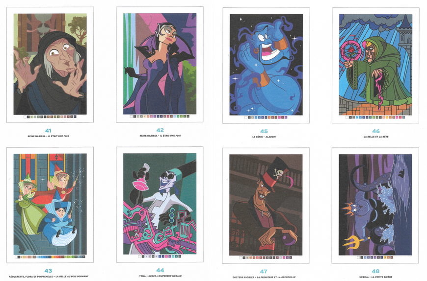 Розмальовка за номерами Coloriages mysteres F&eacute;es, sorciers et magiciens 13 фото
