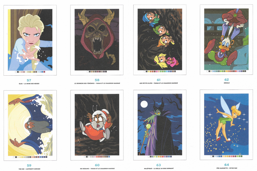 Розмальовка за номерами Coloriages mysteres F&eacute;es, sorciers et magiciens 13 фото