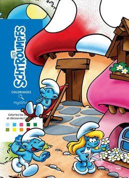 Розмальовка за номерами Coloriages mysteres Schtroumpfs 15 фото