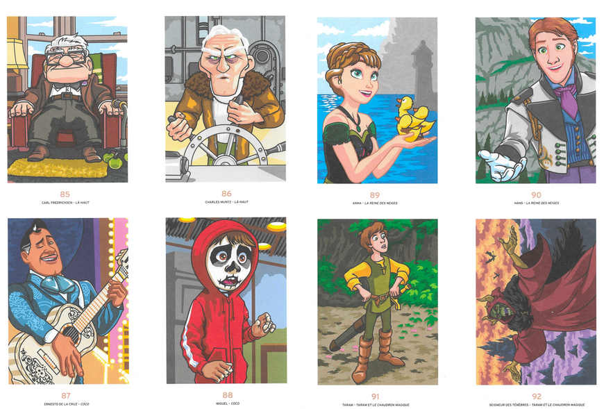 Творчий набір: розмальовка за номерами Coloriages myst&egrave;res H&eacute;ros & M&eacute;chants та 120 акрилові маркери Guangna 311 фото