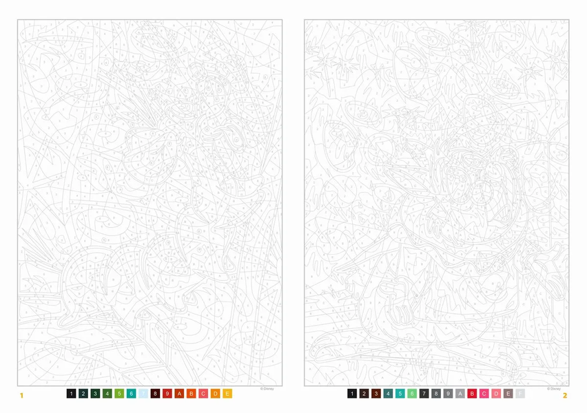 Розмальовка за номерами Coloriages mysteres Klasyka. Magia wspomnień PL 91 фото