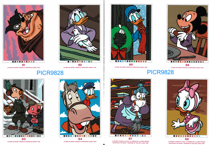 Творчий набір: розмальовка за номерами Coloriages Myst&egrave;res Mickey, Donald & Co та 100 акрилові маркери Lyuvie 137 фото