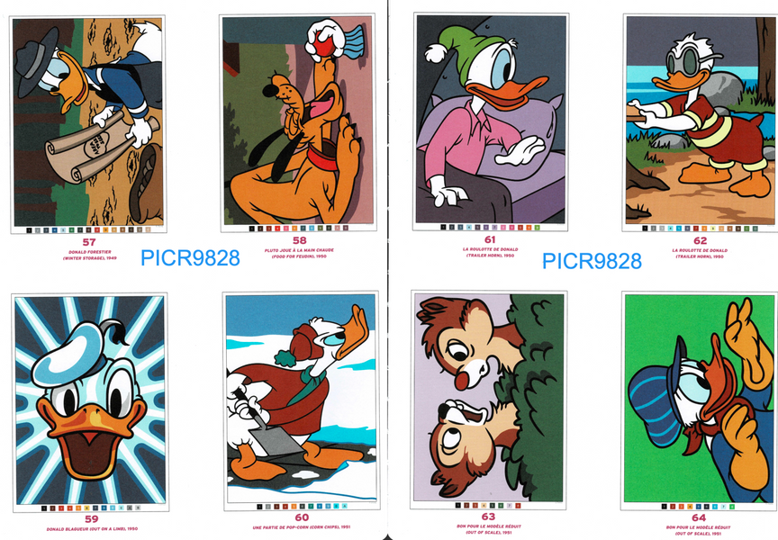 Творчий набір: розмальовка за номерами Coloriages Myst&egrave;res Mickey, Donald & Co та 100 акрилові маркери Lyuvie 137 фото