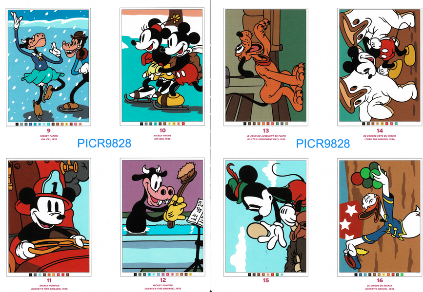 Творчий набір: розмальовка за номерами Coloriages Myst&egrave;res Mickey, Donald & Co та 100 акрилові маркери Lyuvie 137 фото